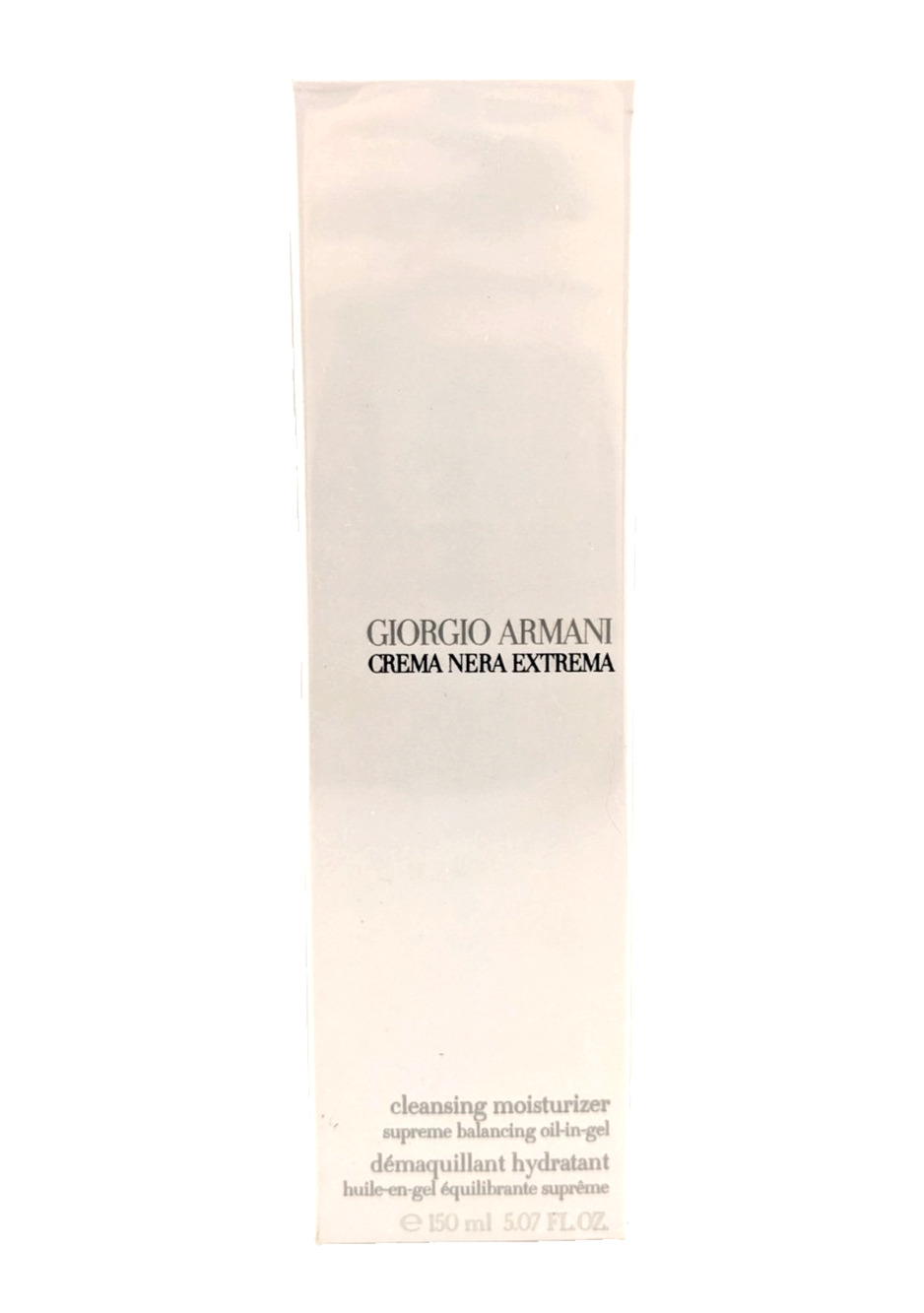 Giorgio Armani Crema Nera Extrema Cleansing Moisturizer Gel in Oil 5.07 Oz